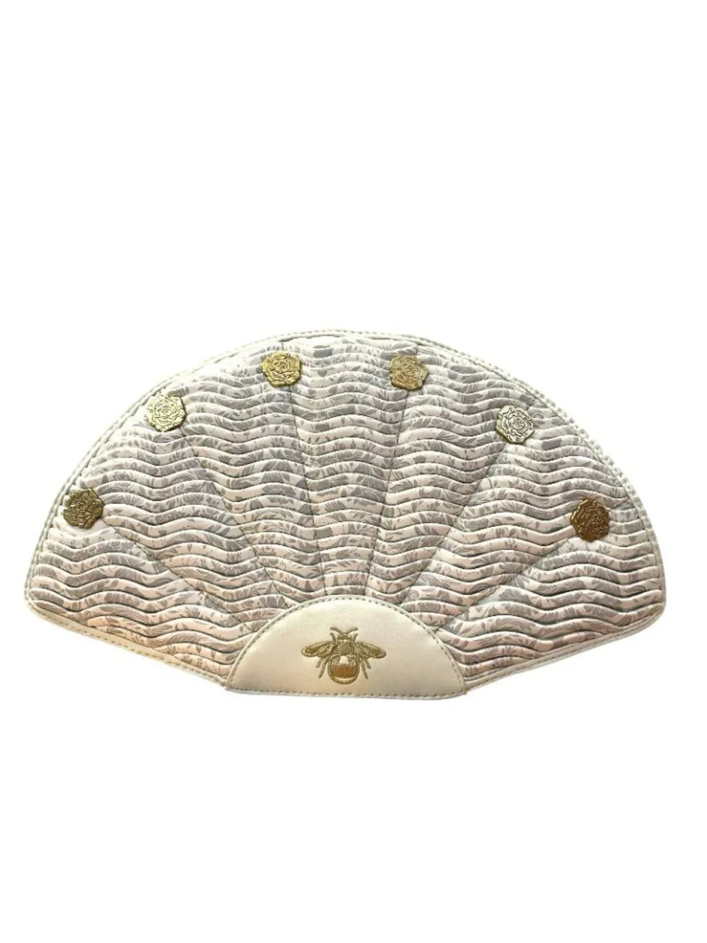 Loungefly Netflix Bridgerton Figural Fan Handbag Bee Gold Victorian Regal NWT